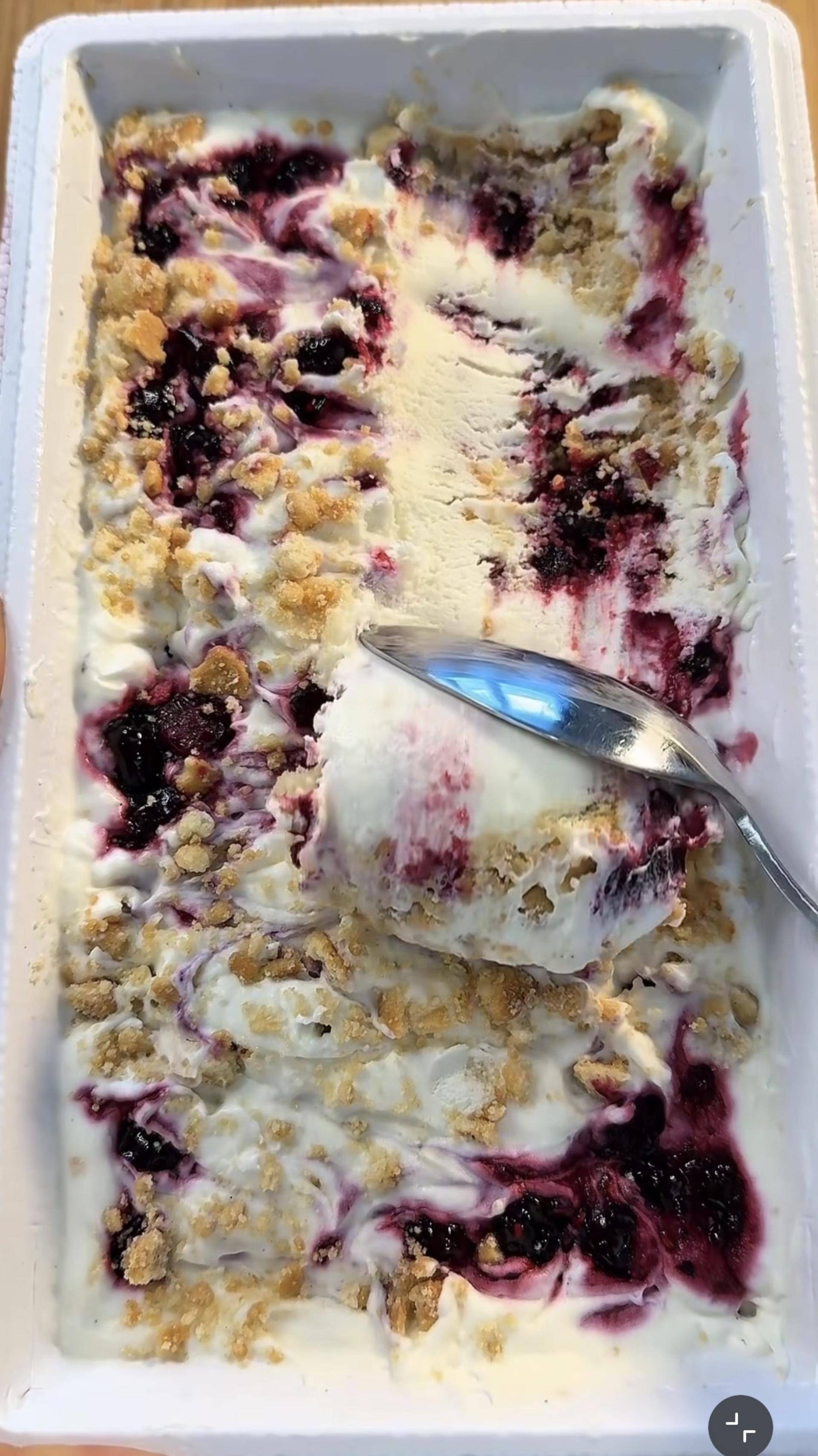 Gelato cheesecake ai frutti di bosco - Ricette Companion Connect XL | Moulinex