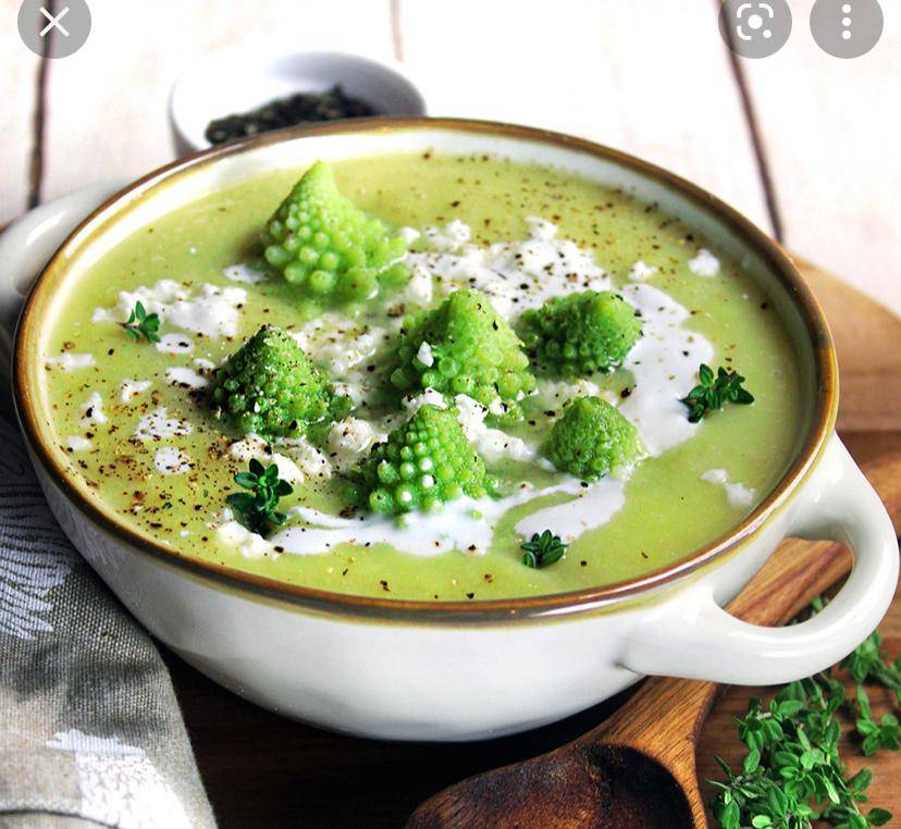 Zuppa di broccolo romano - Ricette Companion Connect | Moulinex