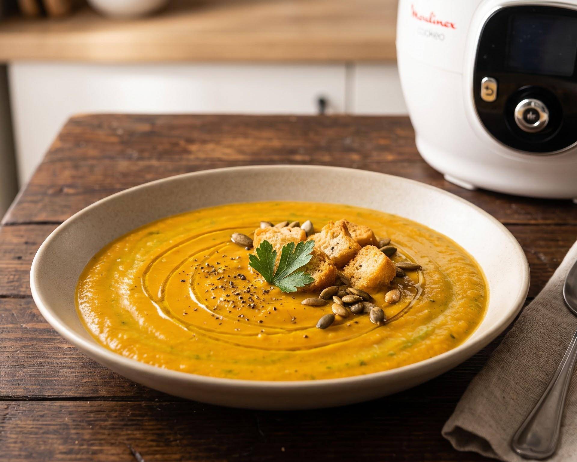 Vellutata di zucca - Ricette Cookeo | Moulinex