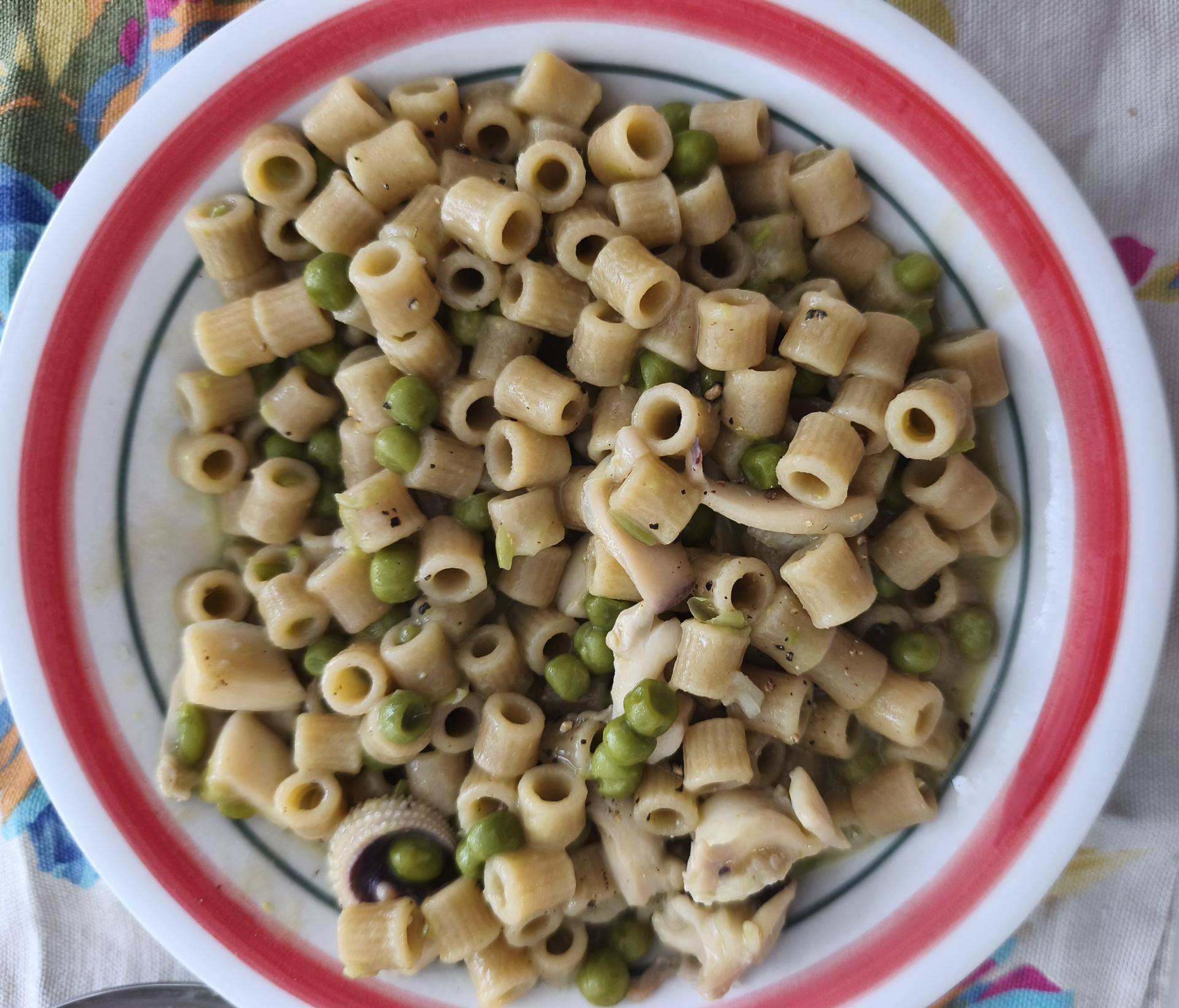 Pasta integrale, porri piselli e seppie - Ricette Companion Connect | Moulinex