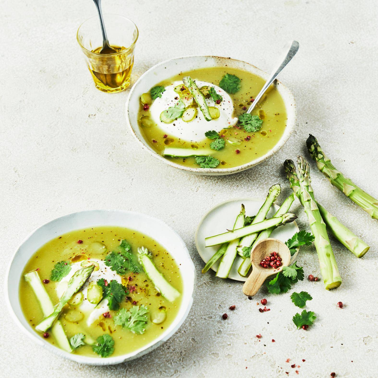 *Creamy asparagus soup - Ricette Blend up | Moulinex