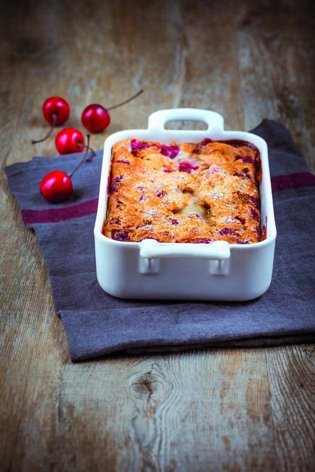 Clafoutis al cocco e ciliegie - Ricette Perfectmix + | Moulinex