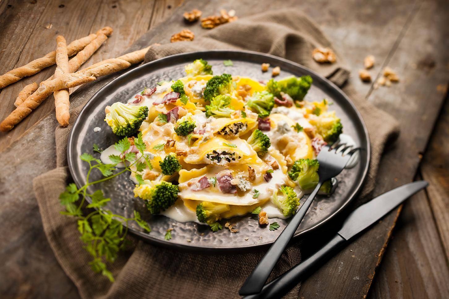 Ravioli gorgonzola e noci - Ricette Cookeo | Moulinex