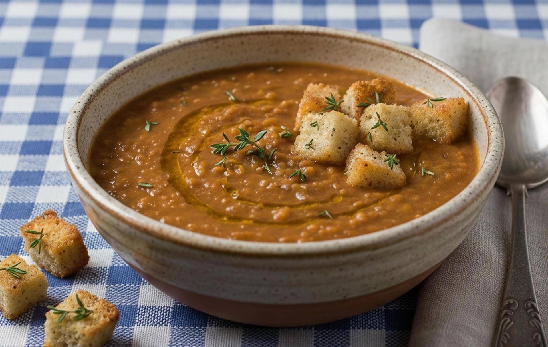 Zuppa di patate e lenticchie - Ricette Companion Connect XL | Moulinex