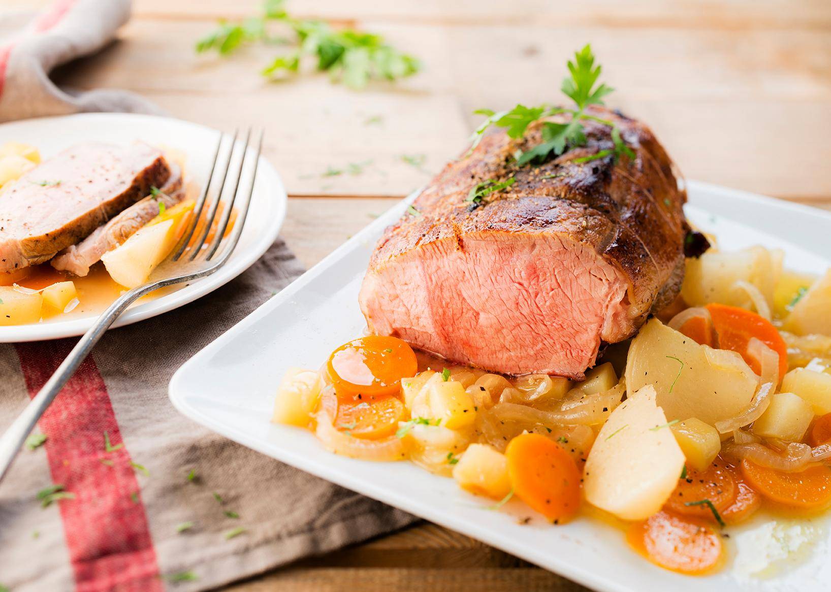Lonza di vitello con verdure - Ricette Cookeo | Moulinex