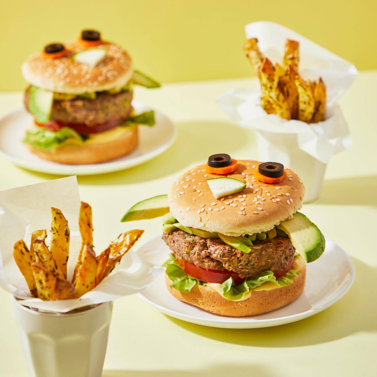 Hamburger vegetali per bambini - Ricette Easy Fry Max | Moulinex
