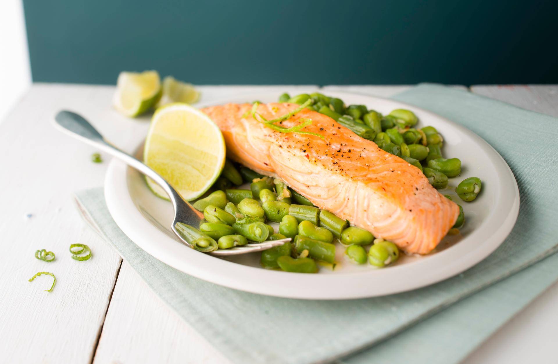 Salmone con zenzero e fave - Ricette Cookeo | Moulinex