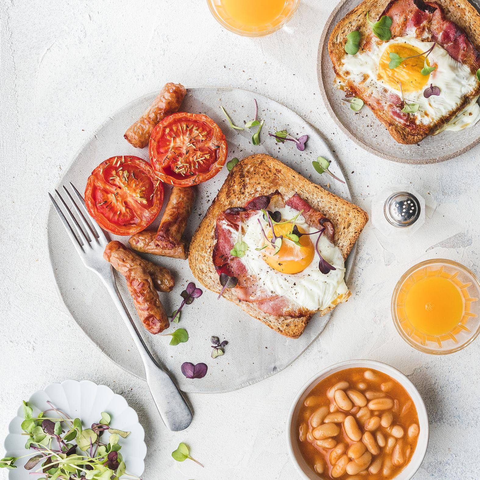 Colazione inglese completa - Ricette Dual EasyFry&Grill | Moulinex