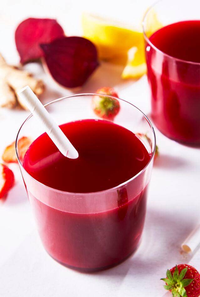 Succo di barbabietola, fragole e agrumi - Ricette Perfectmix + | Moulinex