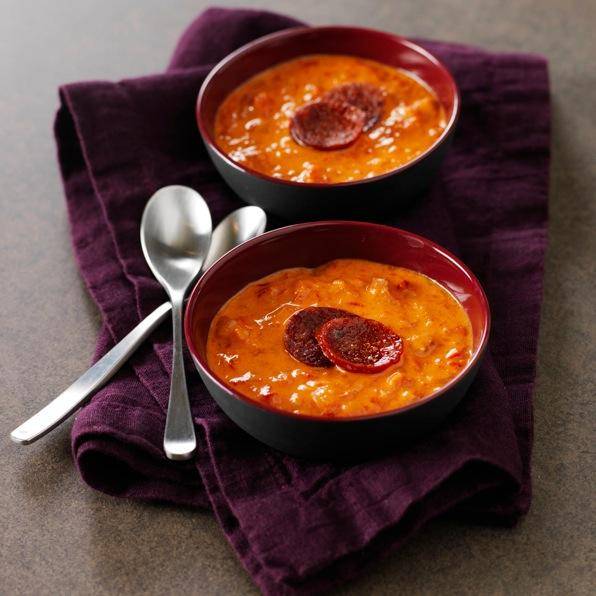 Crema di peperoni con chorizo - Ricette Companion | Moulinex