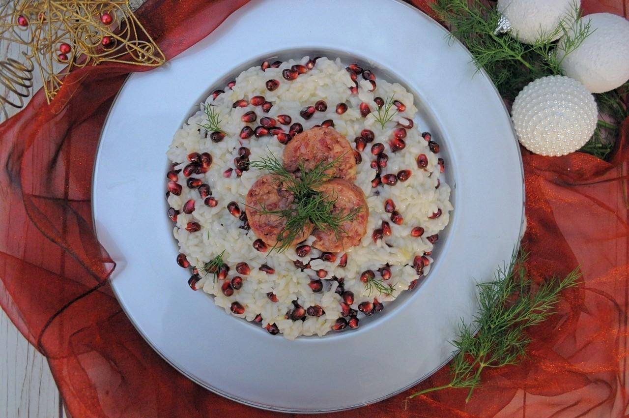 Risotto melagrana e spumante - Ricette Cookeo | Moulinex