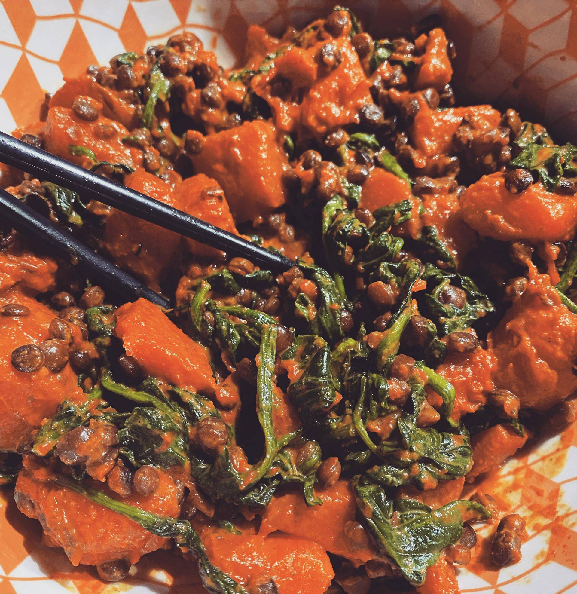 Curry di zucca, lenticchie e spinacino - Ricette Cookeo V3 | Moulinex