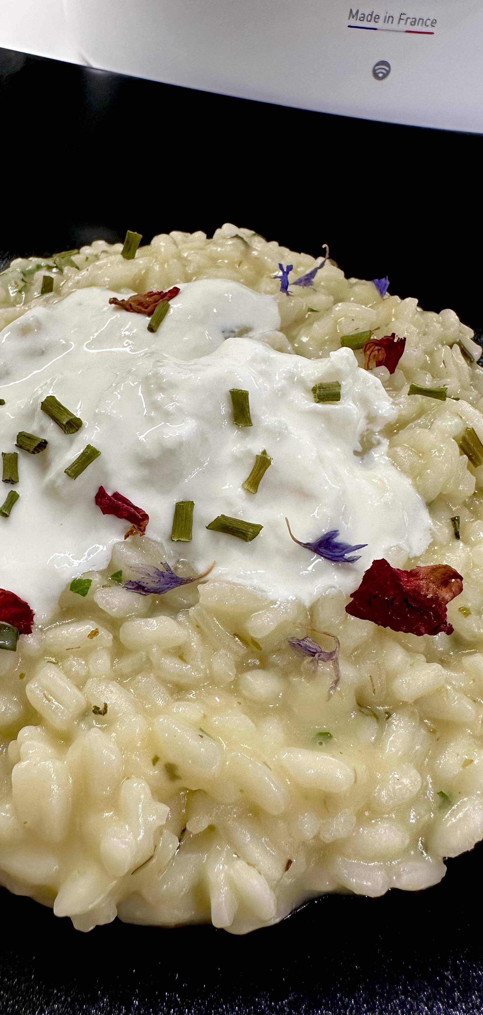 Risotto alle erbe con stracciatella - Ricette Companion Connect XL | Moulinex