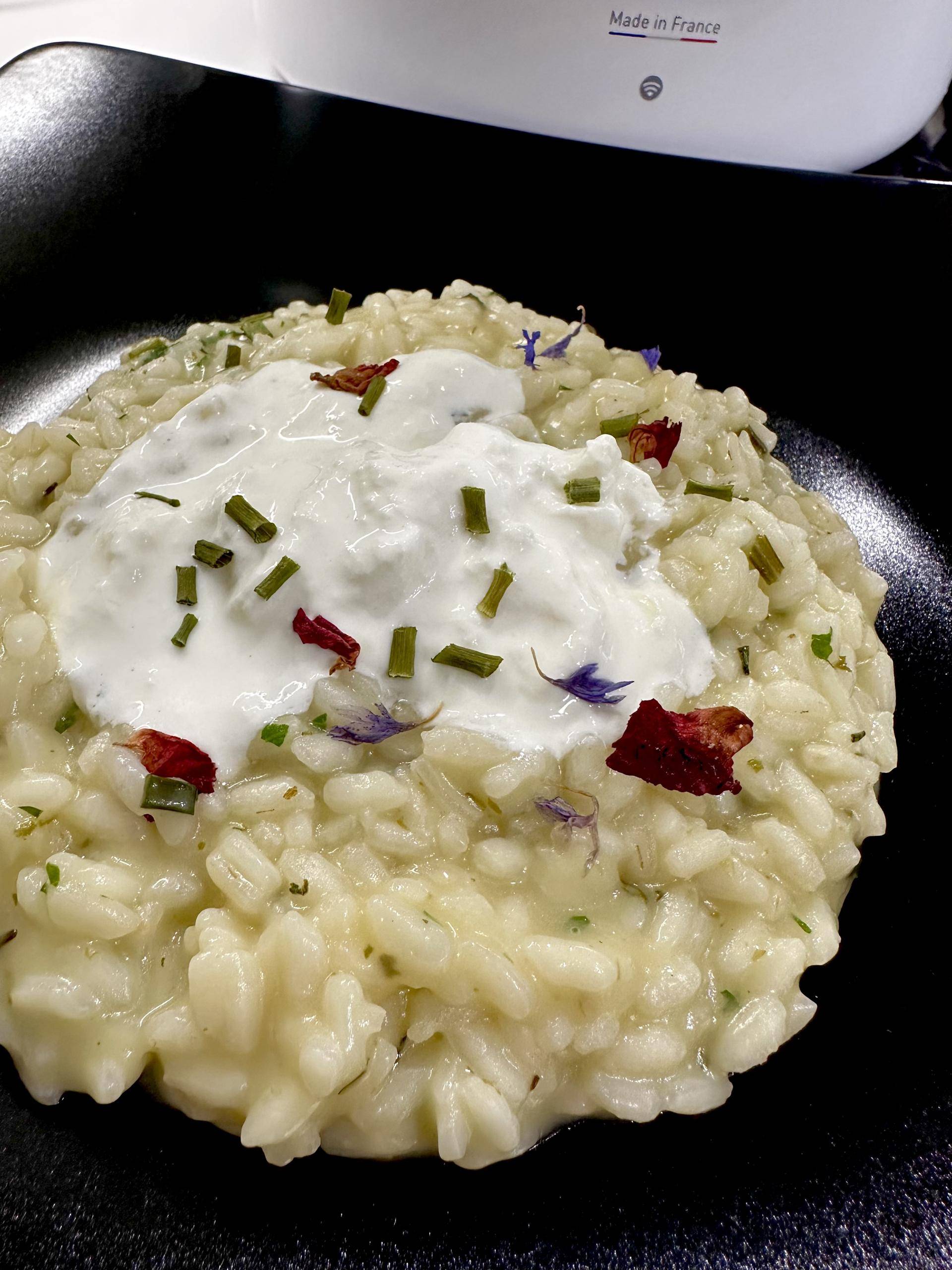 Risotto alle erbe con stracciatella - Ricette Companion Connect XL | Moulinex