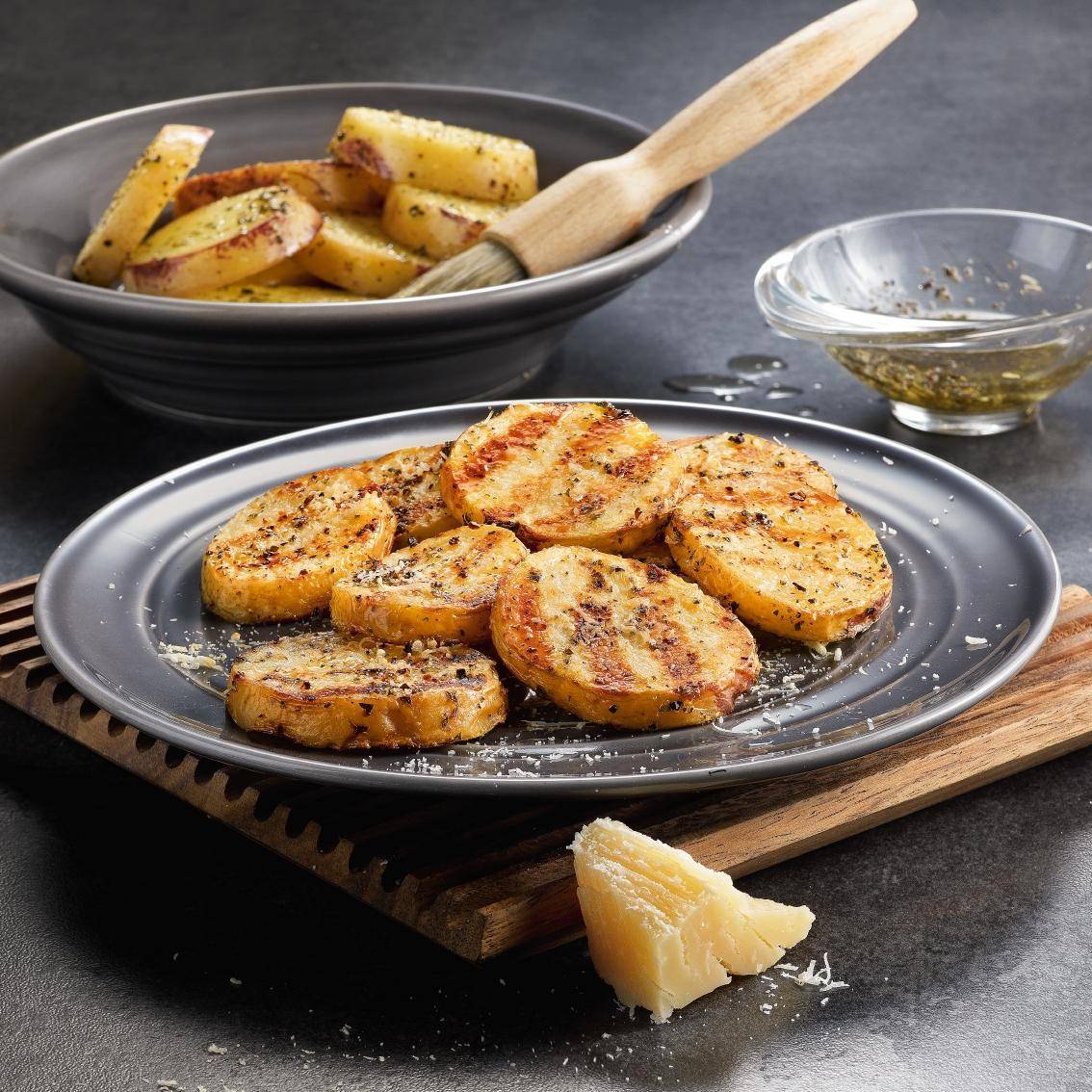 Patate alla parmigiana ed erbe - Ricette OptiGrill + | Moulinex