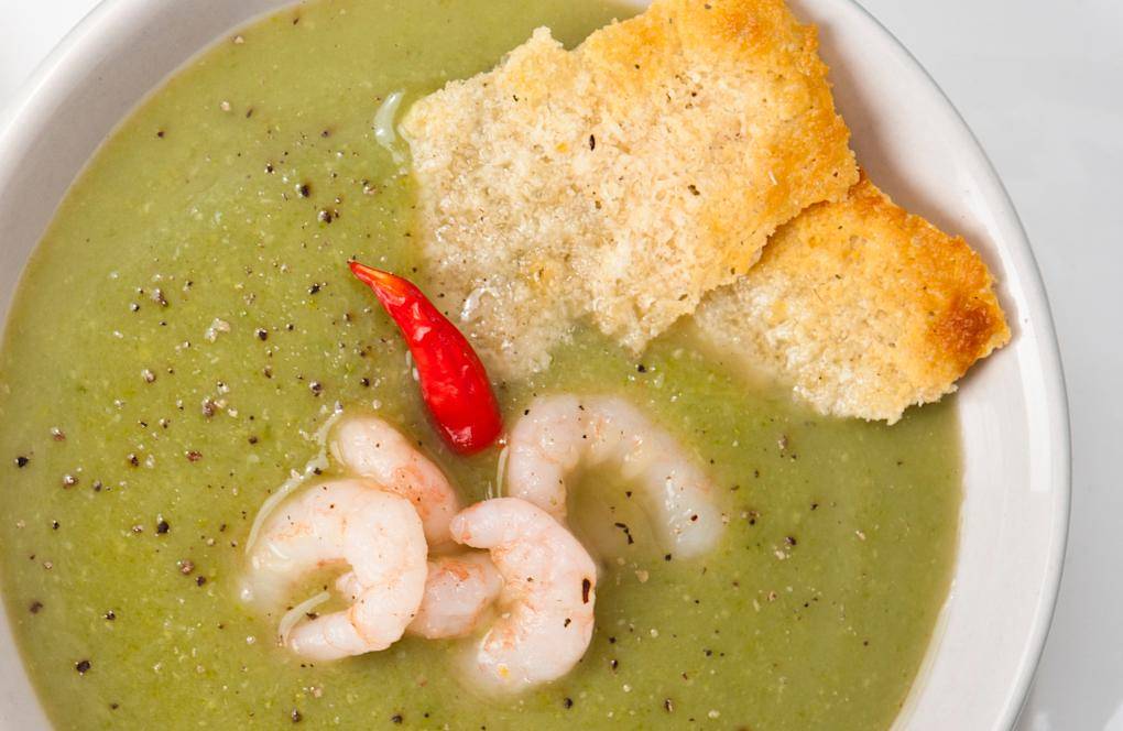 Vellutata di zucchine e gamberetti - Ricette Companion | Moulinex