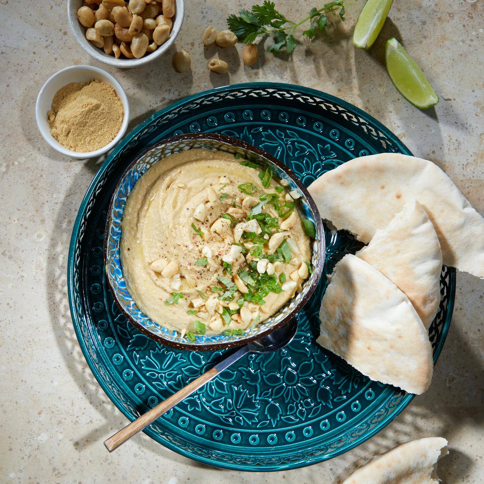 *Thai hummus with peanut butter - Ricette Blend up | Moulinex