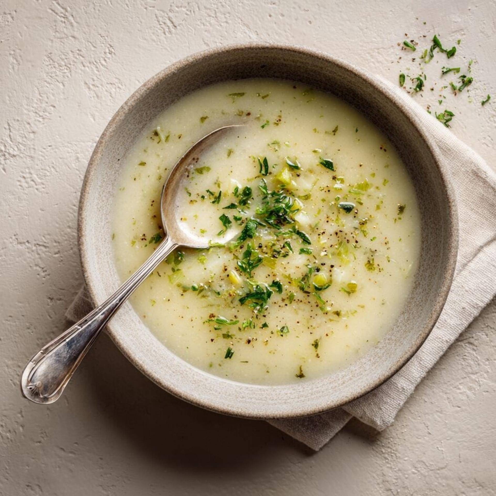 Zuppa di porri e patate - Ricette Blendforce Cook | Moulinex