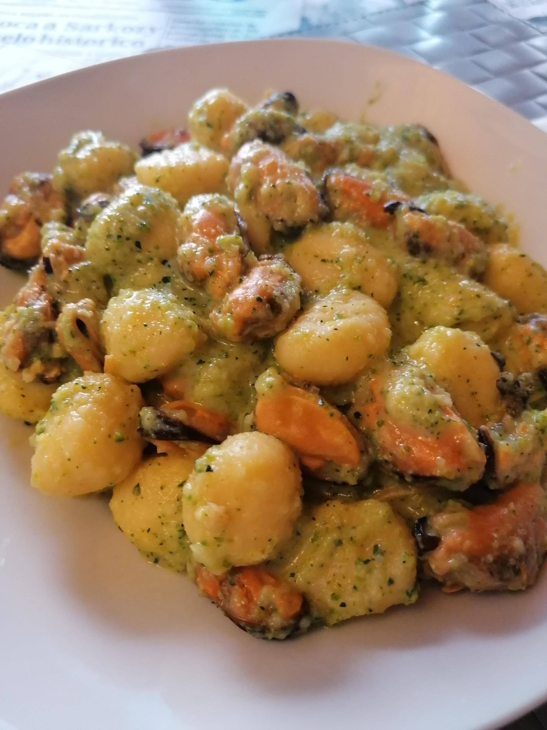 Gnocchi di patate crema di zucchine e cozze - Ricette Companion | Moulinex