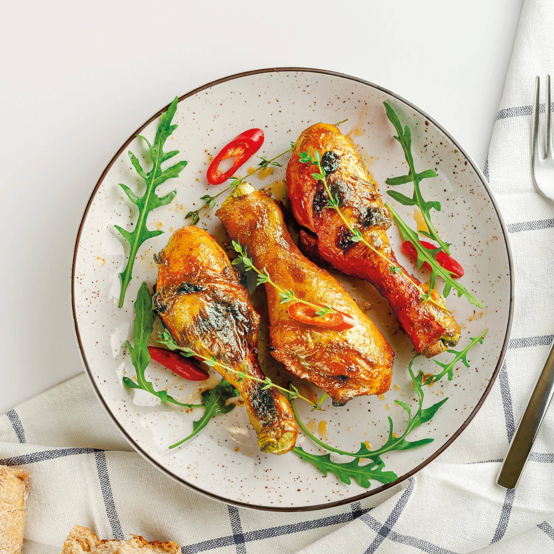 Cosce di pollo tandoori - Ricette Easy Fry XL Surface | Moulinex