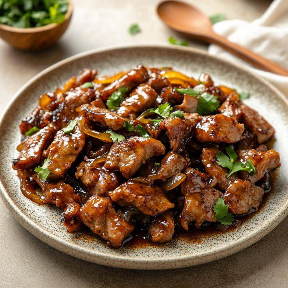 Maiale caramellato - Ricette Cookeo Infinity Autostir | Moulinex