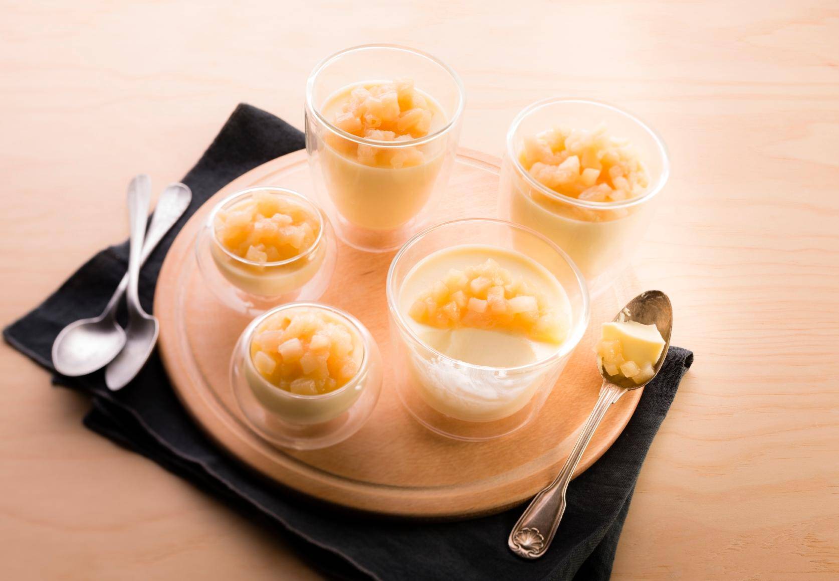 Panna cotta lime e pere - Ricette Cookeo | Moulinex