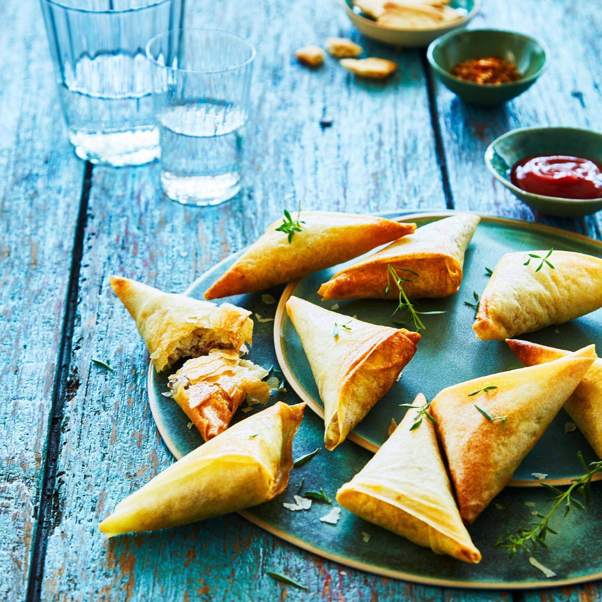 Samosa con tonno e uova - Ricette Cookeo | Moulinex