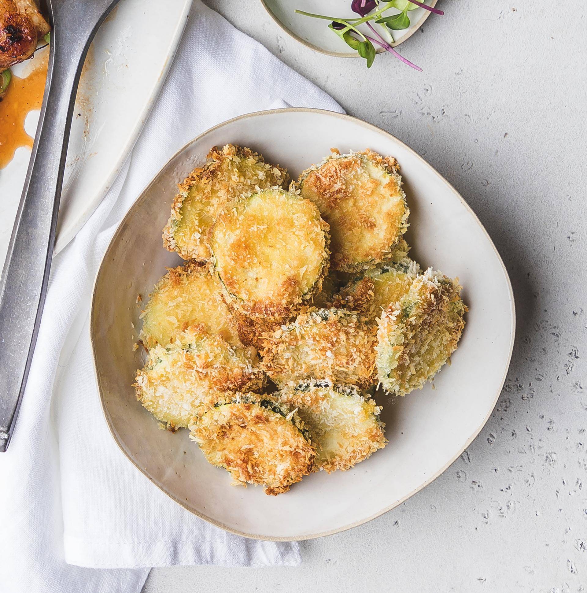 Chips impanate di zucchine croccanti - Ricette Easy Fry XL Surface | Moulinex