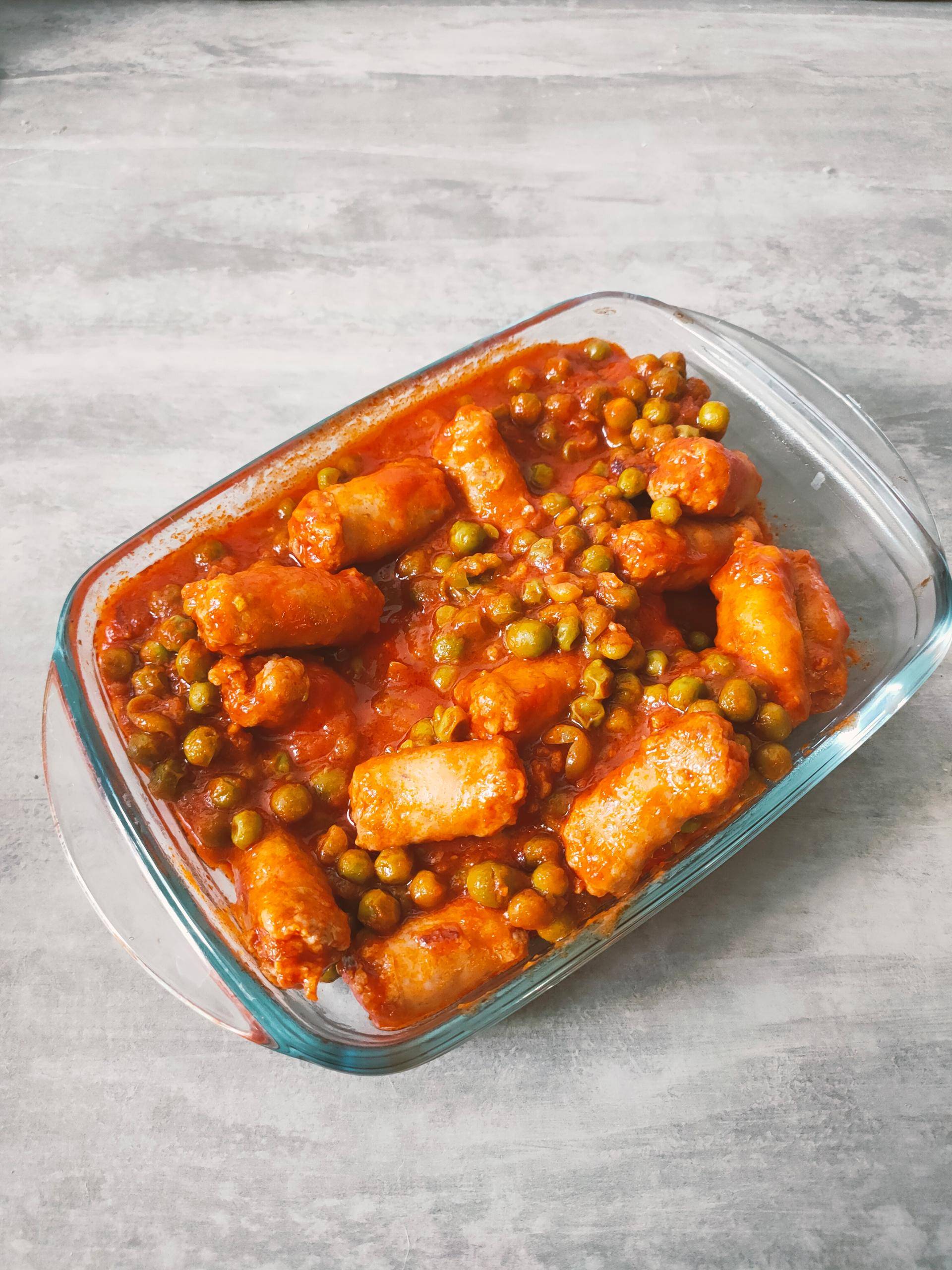 Lucanica con piselli - Ricette Cookeo V3 | Moulinex