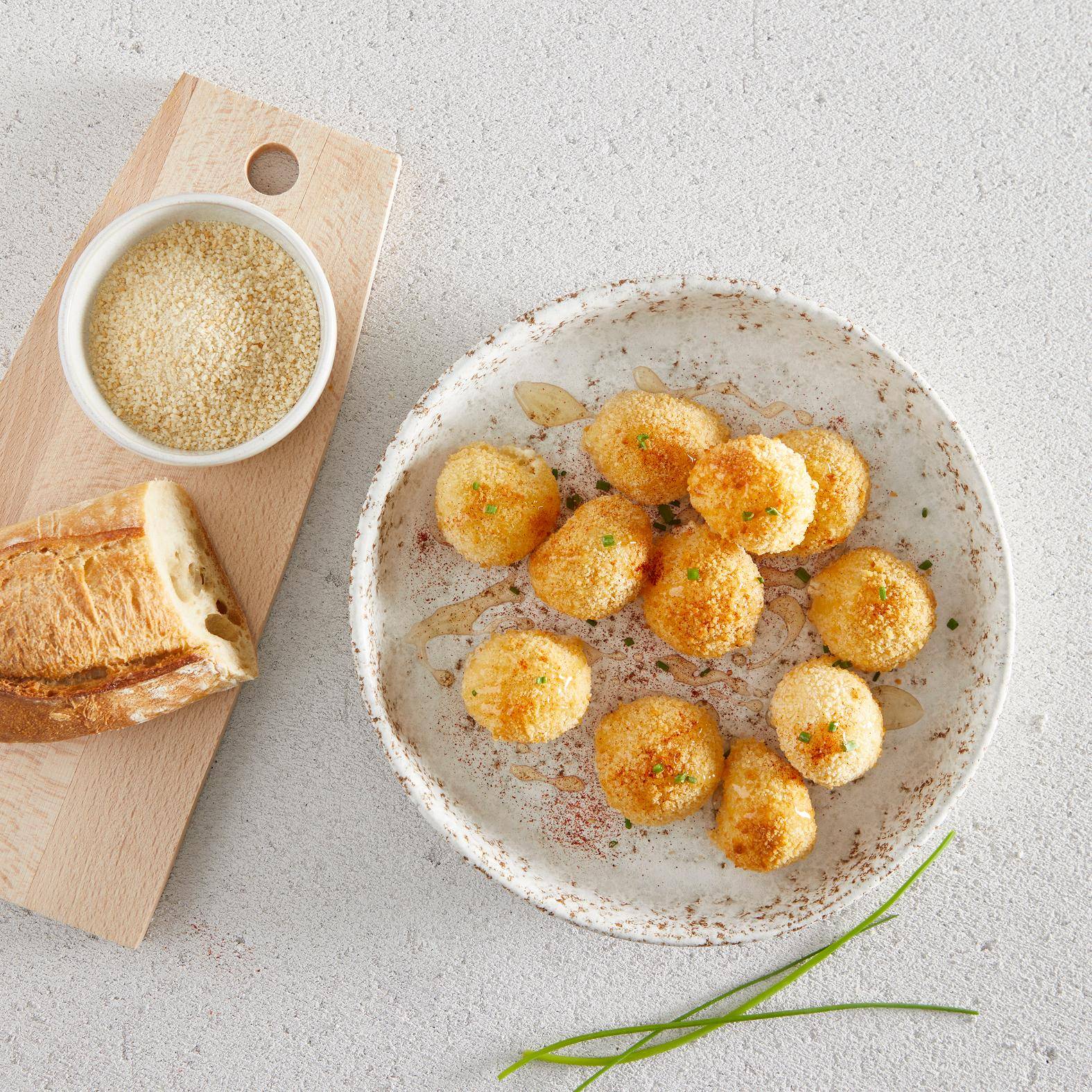 Crocchette al formaggio di capra con miele - Ricette EASY FRY GRILL & STEAM 3 in 1 | Moulinex