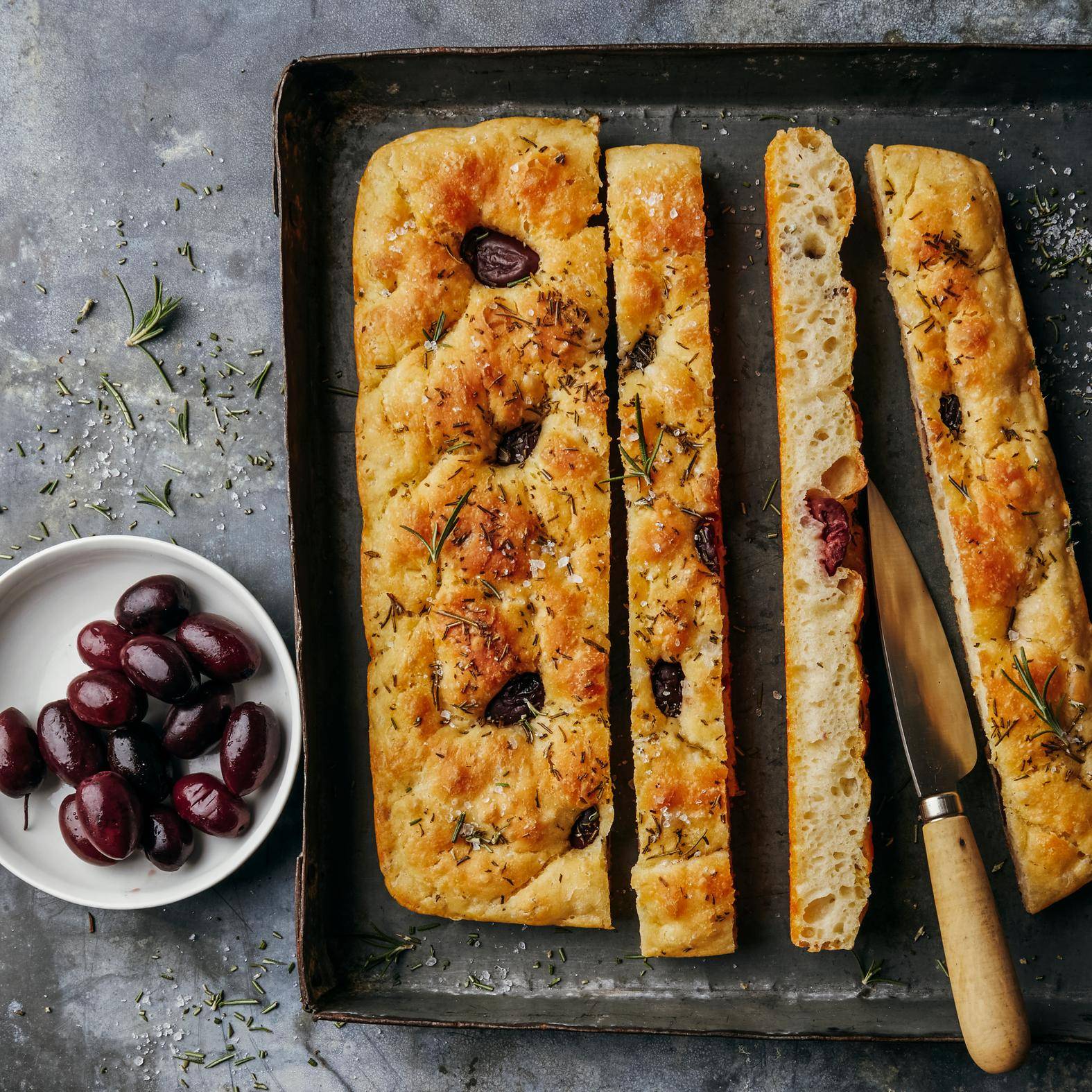 No-knead focaccia - Ricette OptiGrill 2in1 | Moulinex