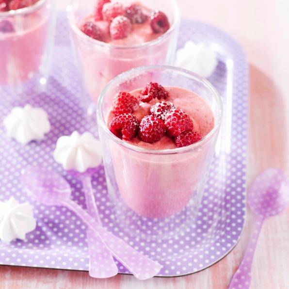 Frozen yogurt con lamponi - Ricette Companion | Moulinex