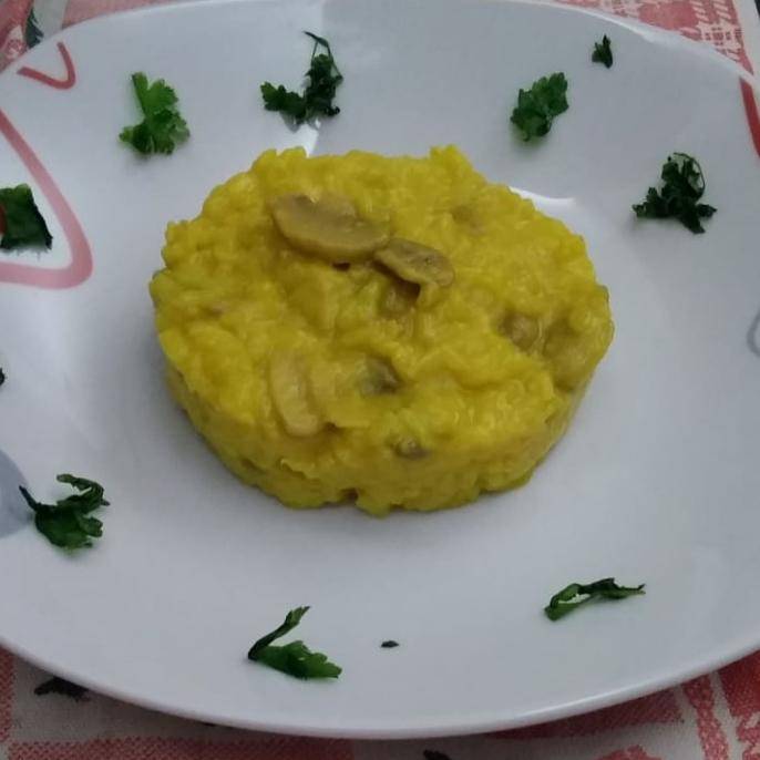 Risotto giallo con funghi - Ricette Companion Connect | Moulinex