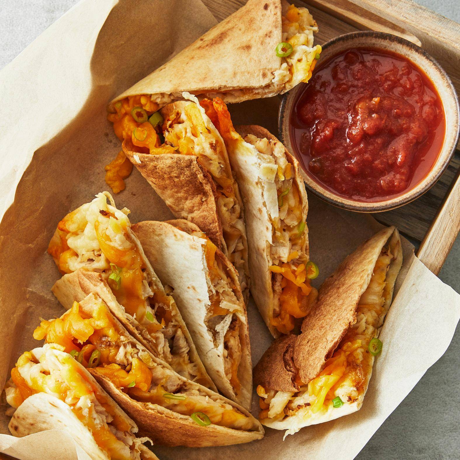 Quesadilla di pollo - Ricette EASY FRY GRILL & STEAM 3 in 1 | Moulinex