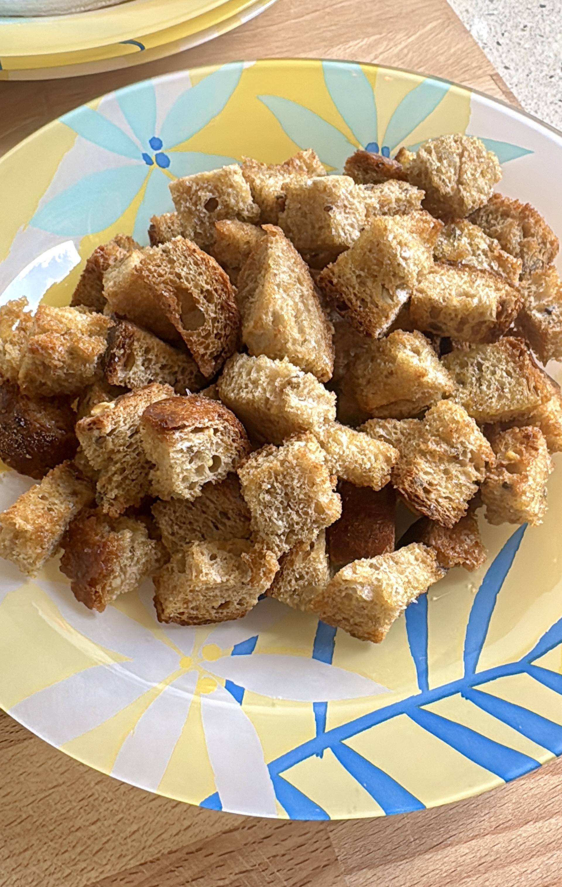 Crostini per zuppe - Ricette Easy Fry Mega | Moulinex