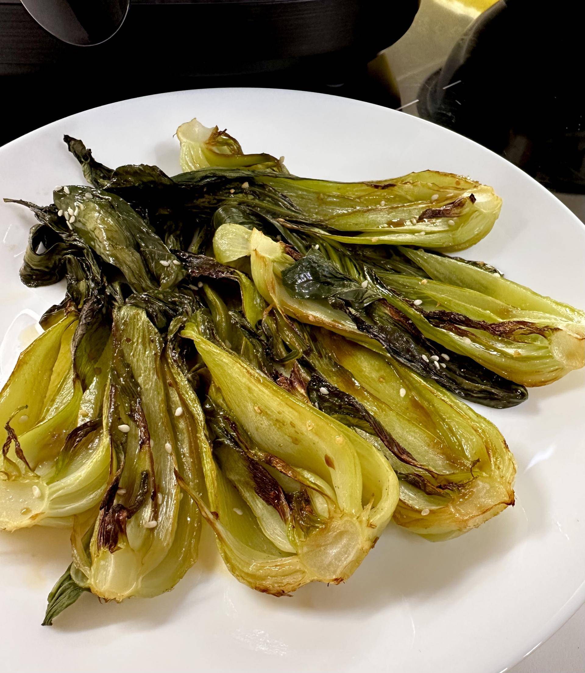 Pak choi al vapore ripassato in friggitrice - Ricette Companion Connect XL | Moulinex