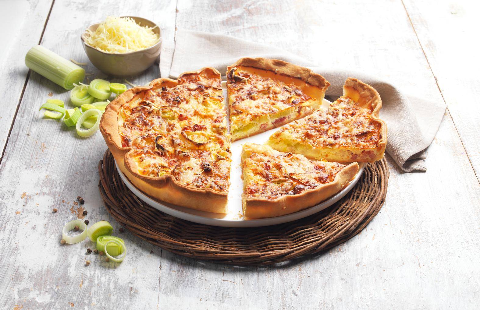 Quiche cremosa di porri e curry - Ricette Kitchen Machines Touch/Touch + | Moulinex