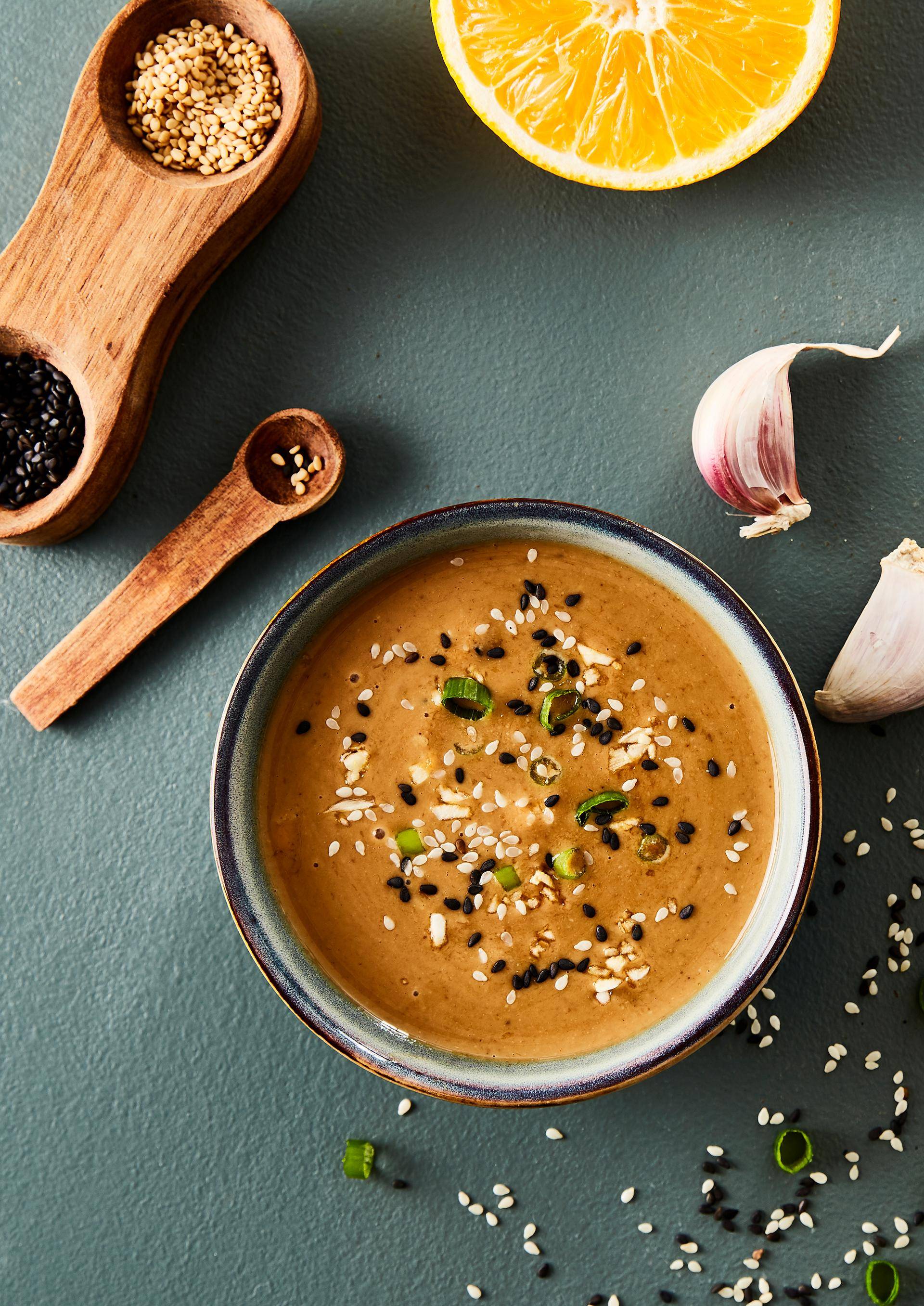 Creamy salad dressing with tahini - Ricette Blend up | Moulinex