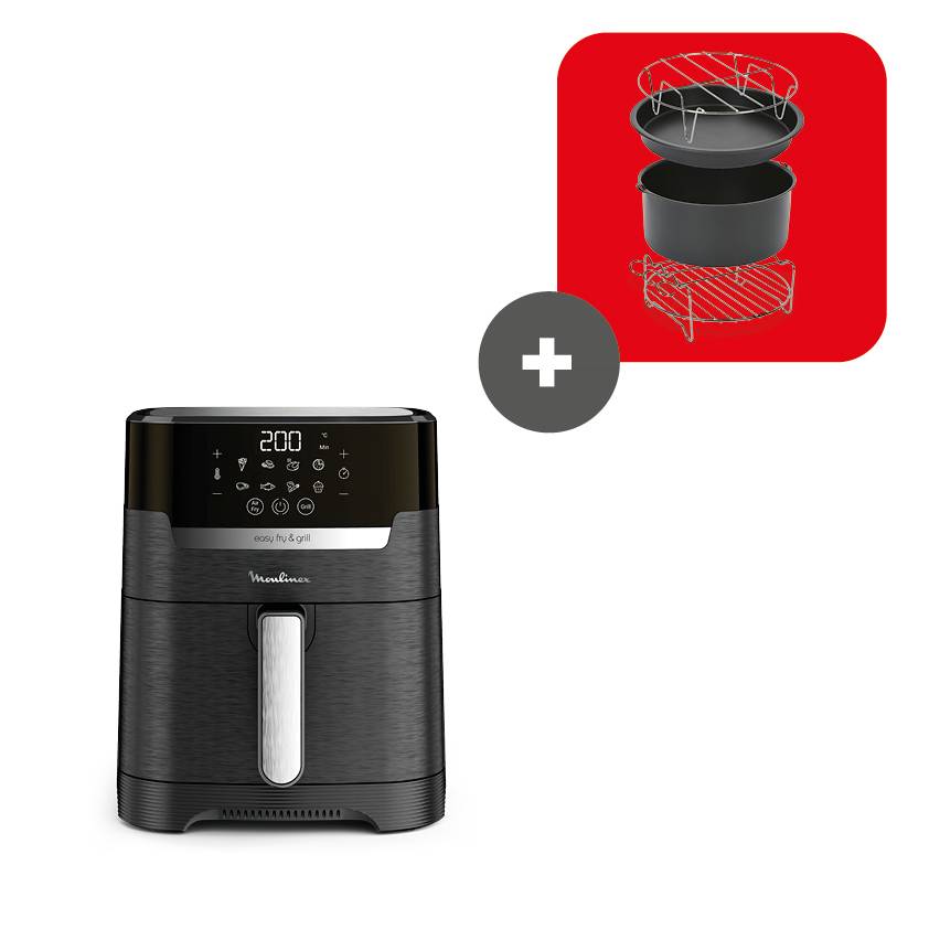 Pack Esclusivo Online - Friggitrice ad Aria 4.6L Easy Fry & Grill + Accessorio Easy Fry XL
