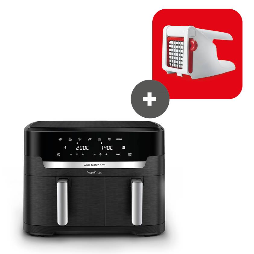 Pack Esclusivo Online - Dual Easy Fry XXL + Tagliapatate